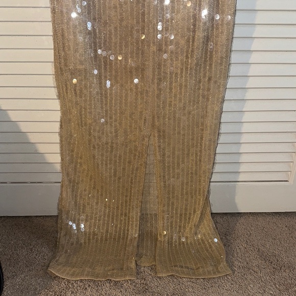 J.Crew Gold Sequin Pencil Skirt - Picture 12 of 12